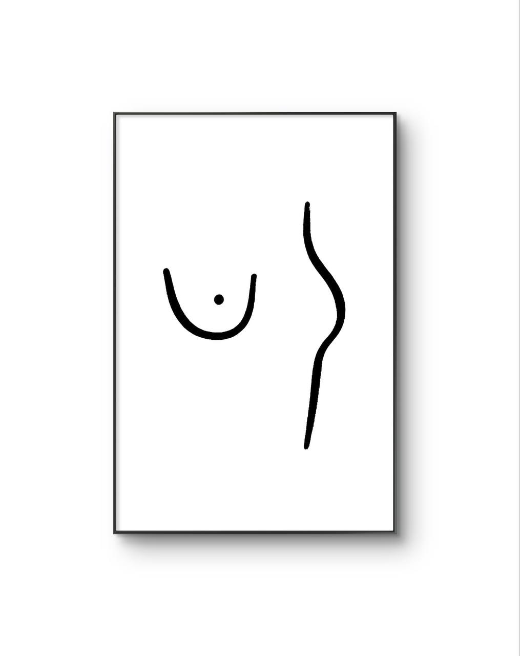 Felix – Abstract Feminine Form — Modern & Contemporary Art fine art print by Felix