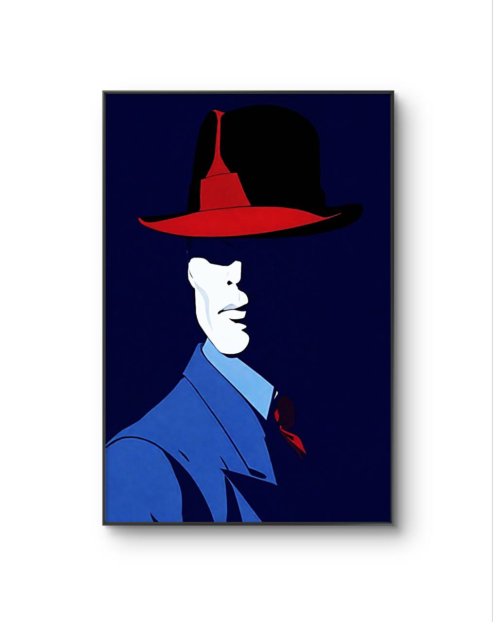 Rodrigo - The Shadowed Gentleman — Mixed Media fine art print by Rodrigo