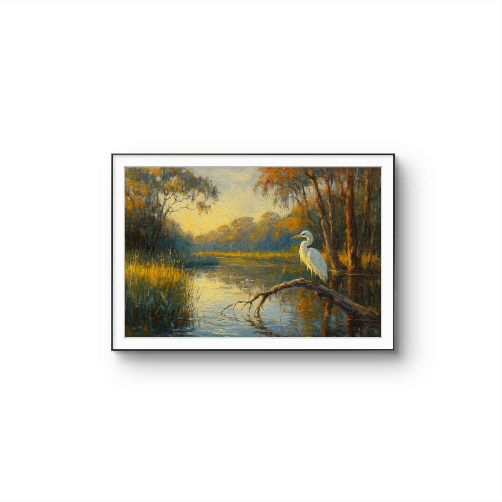 Henri des Bois - Autumn's Quiet Watcher — Mixed Media fine art print by Henri des Bois