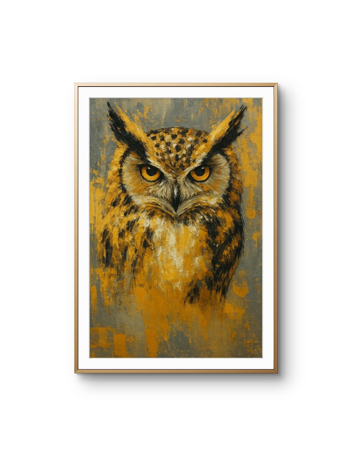 Elena Aureli - Eyes of the Night — Mixed Media fine art print by Elena Aureli