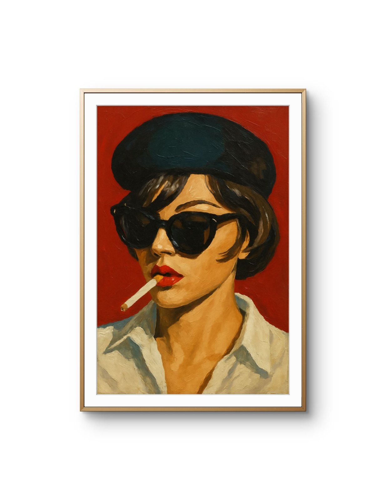 Elena Aureli - The Chic Rebel — Mixed Media fine art print by Elena Aureli
