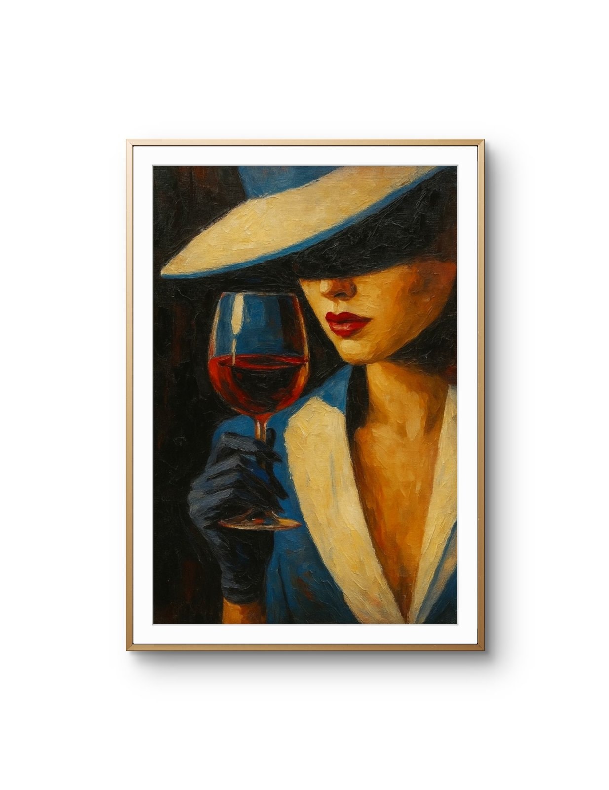 Elena Aureli - Elegance in the Dark — Mixed Media fine art print by Elena Aureli