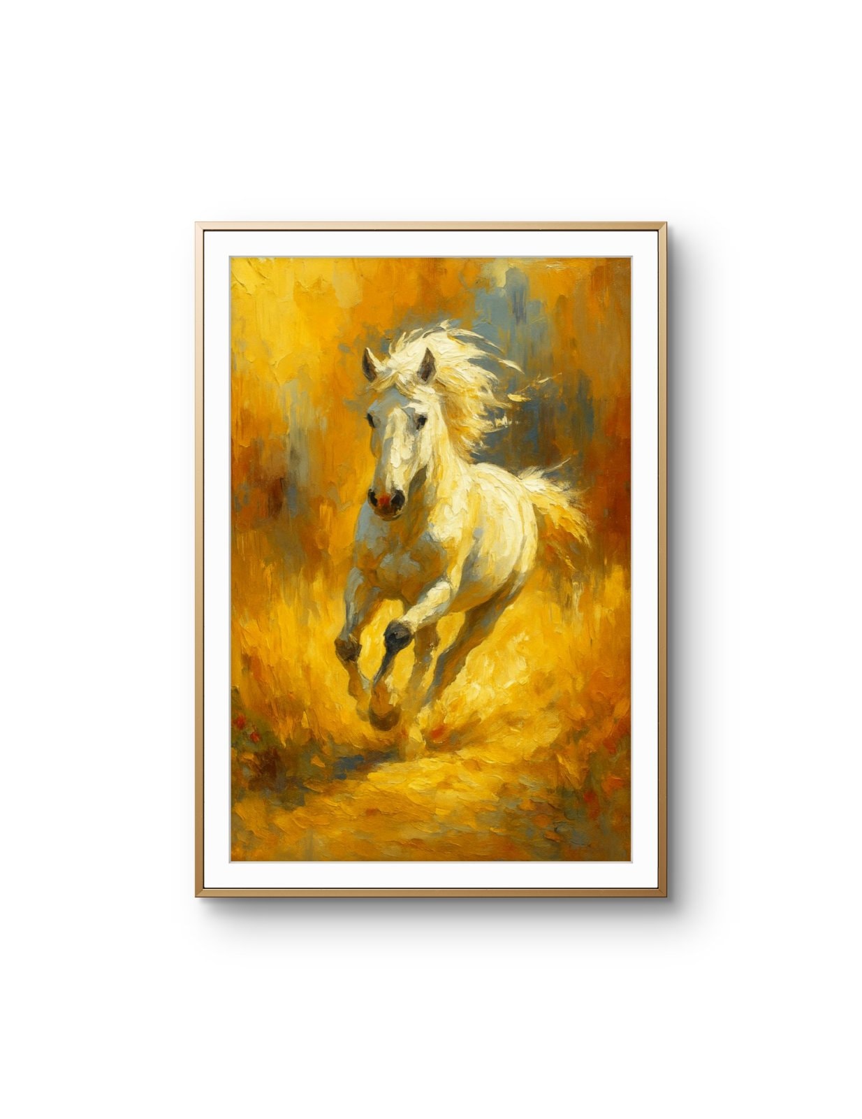 Elena Aureli - The Galloping Spirit — Mixed Media fine art print by Elena Aureli