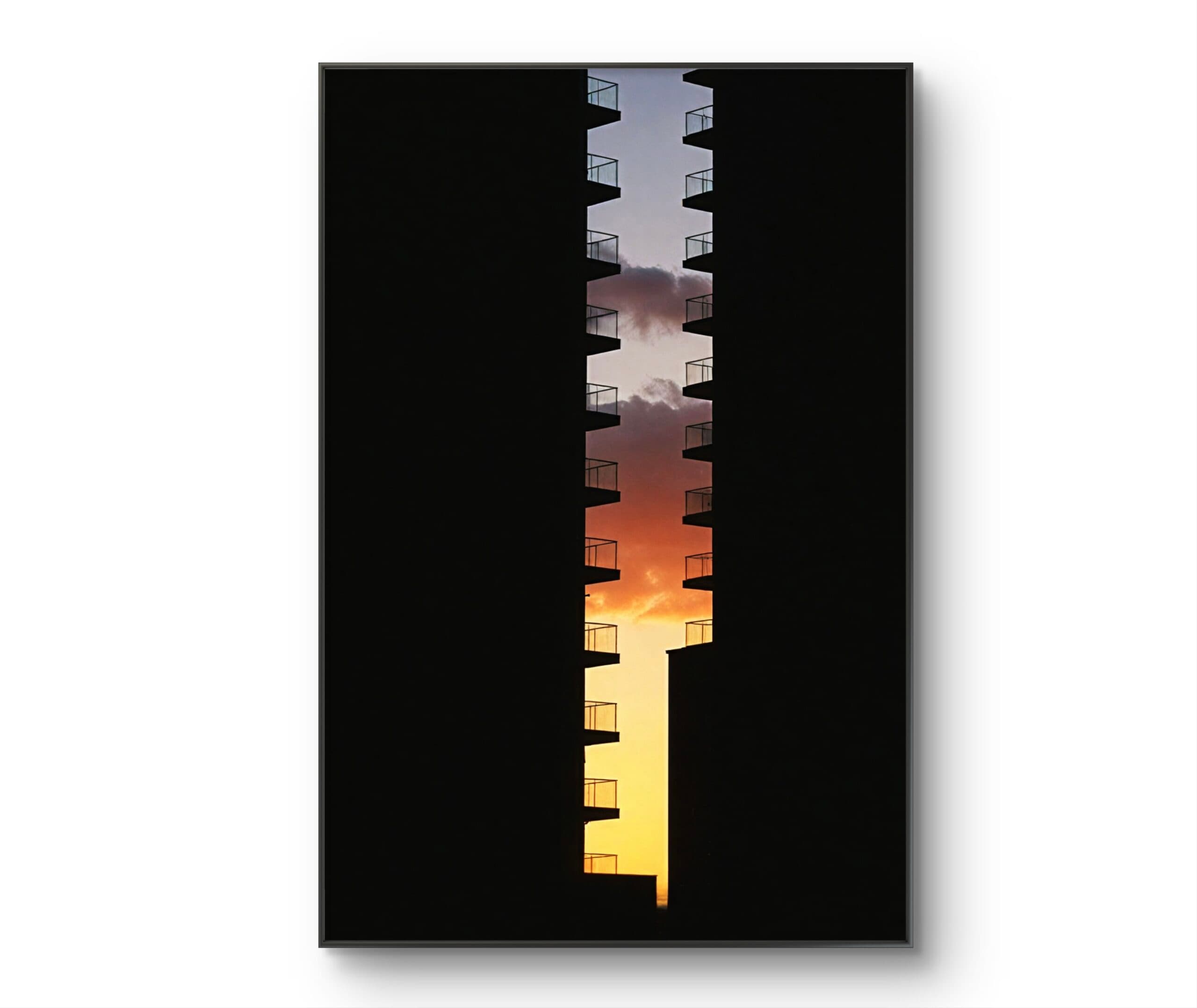 Moroz - Framed Dusk — Photography fine art print by Moroz