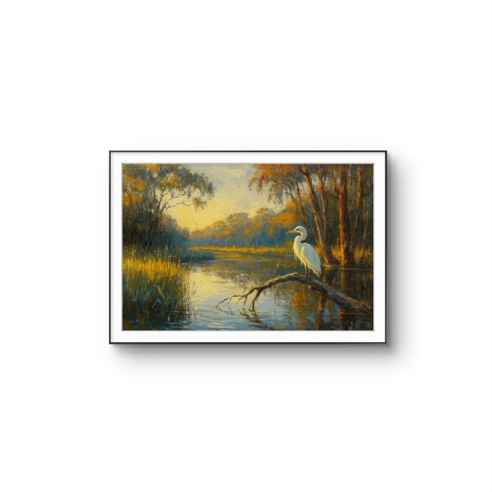 Henri des Bois - Autumn's Quiet Watcher — Mixed Media fine art print by Henri des Bois