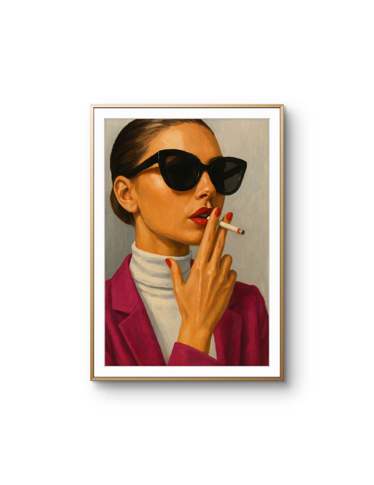 Elena Aureli - The Cool Elegance — Mixed Media fine art print by Elena Aureli