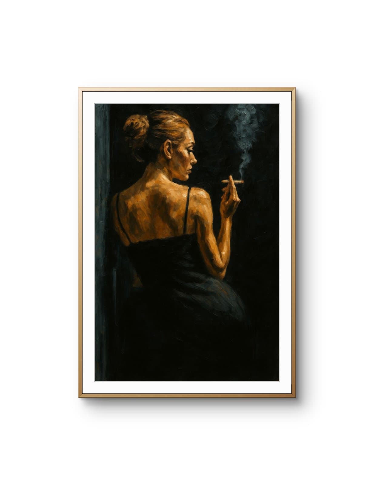 Elena Aureli - Solitary Glow — Mixed Media fine art print by Elena Aureli