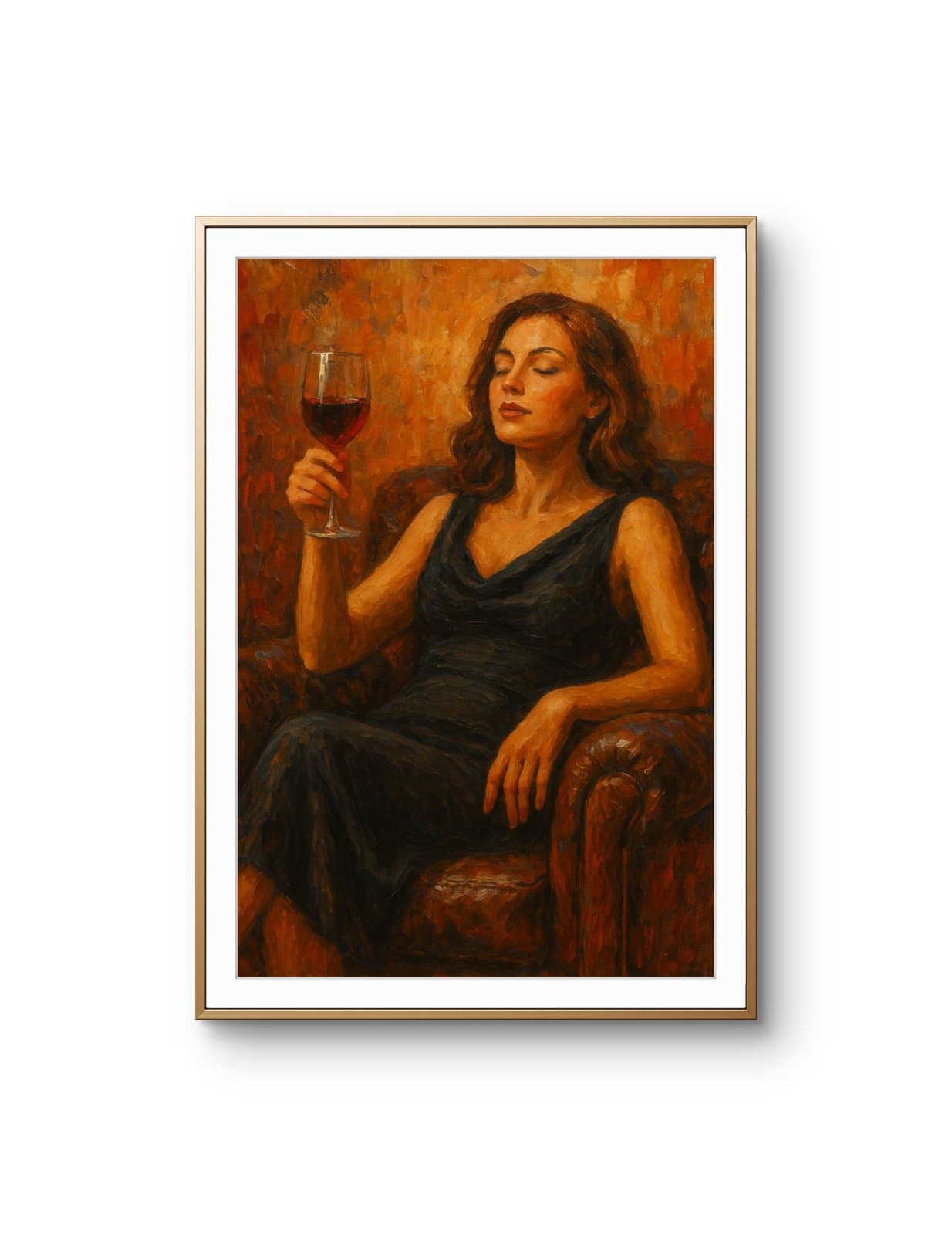 Elena Aureli - A Toast to Solitude — Mixed Media fine art print by Elena Aureli
