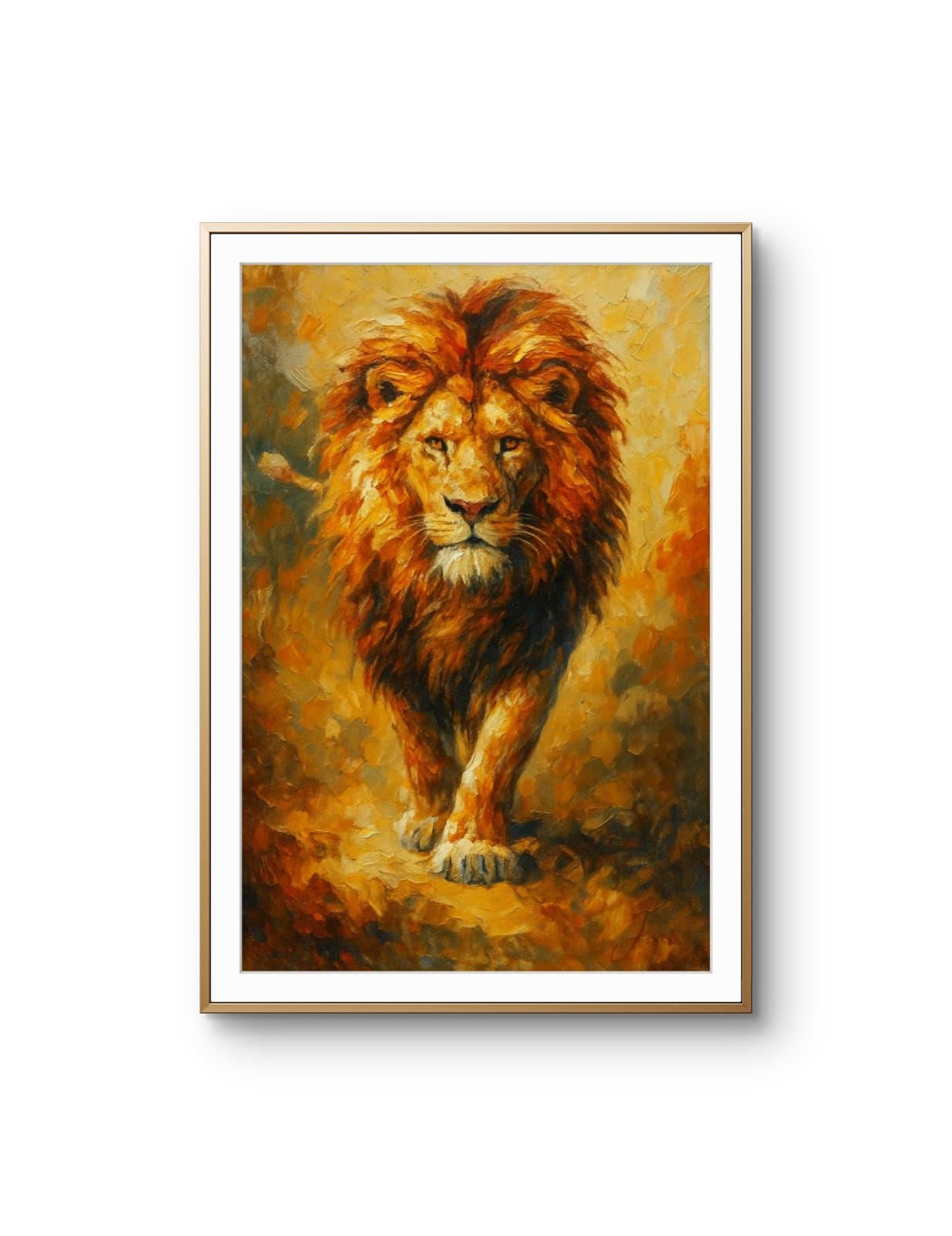Elena Aureli - The Majestic King — Mixed Media fine art print by Elena Aureli