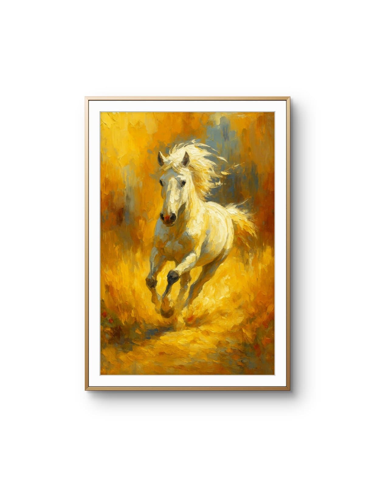Elena Aureli - The Galloping Spirit — Mixed Media fine art print by Elena Aureli