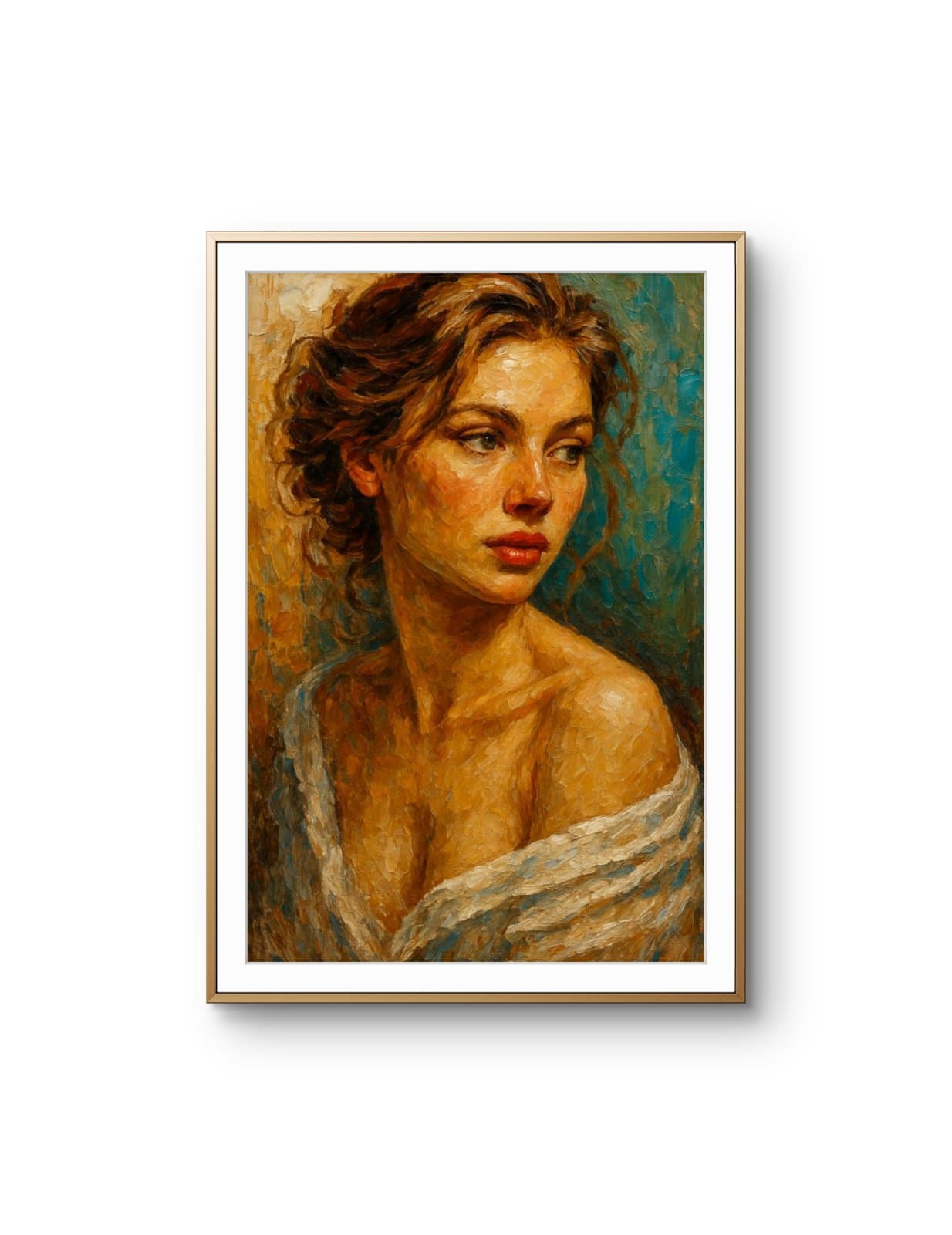 Elena Aureli - Grace in Profile — Mixed Media fine art print by Elena Aureli
