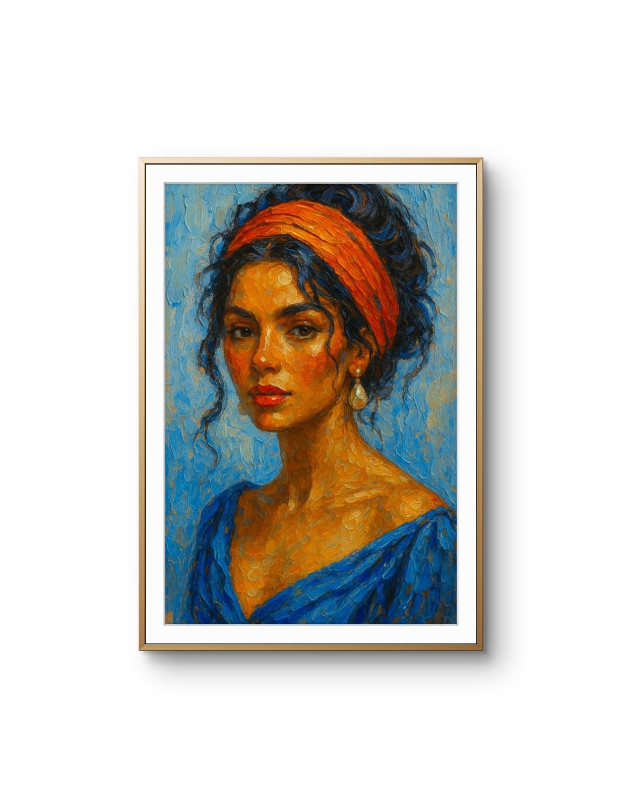 Elena Aureli - The Vibrant Gaze — Mixed Media fine art print by Elena Aureli