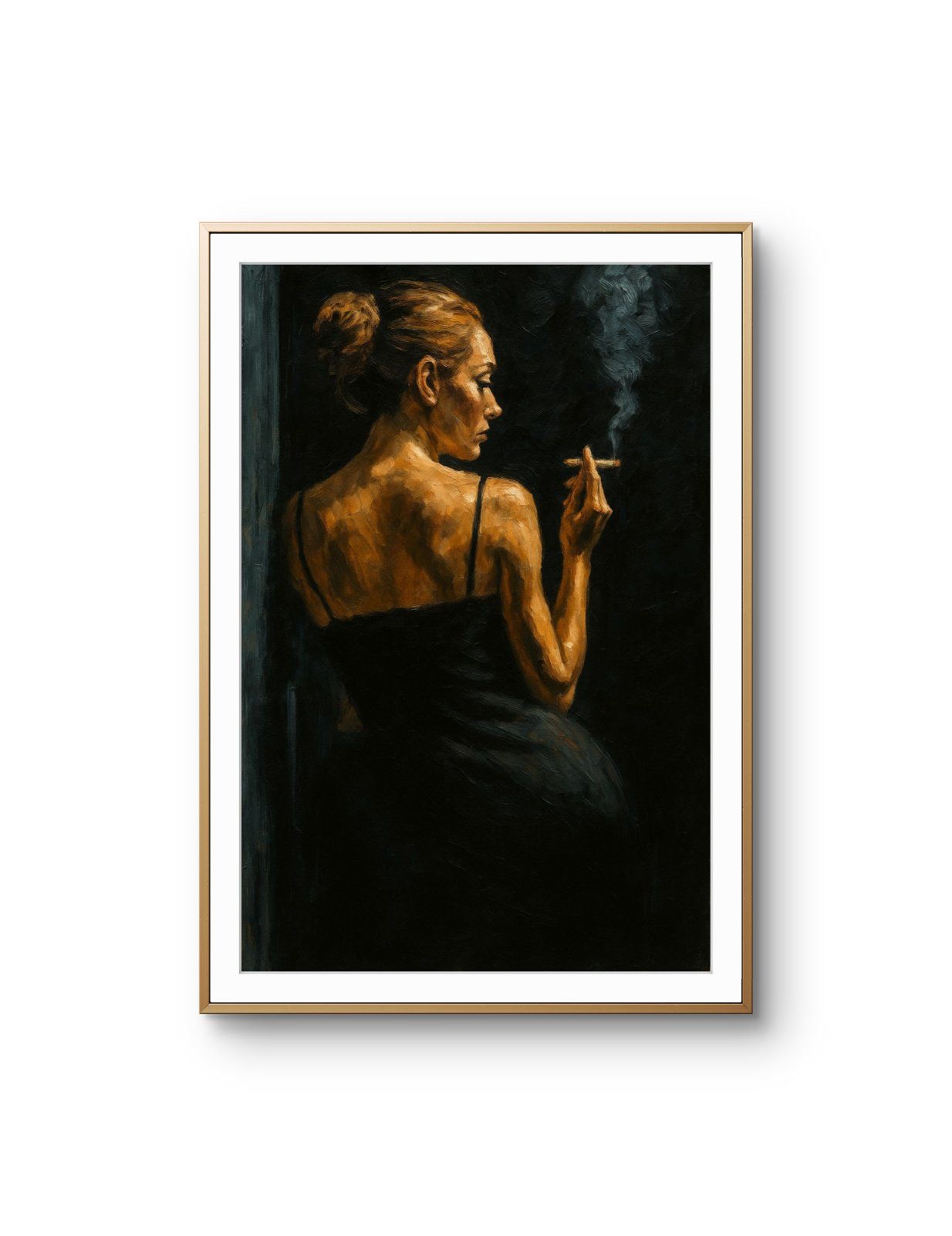 Elena Aureli - Solitary Glow — Mixed Media fine art print by Elena Aureli