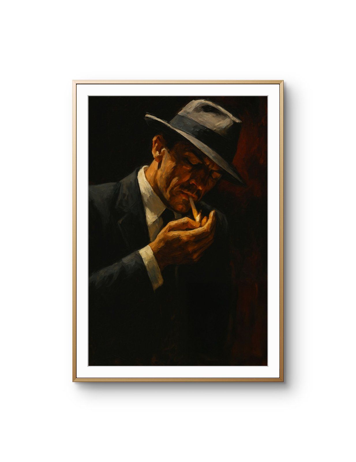 Elena Aureli - The Smoky Moment — Mixed Media fine art print by Elena Aureli