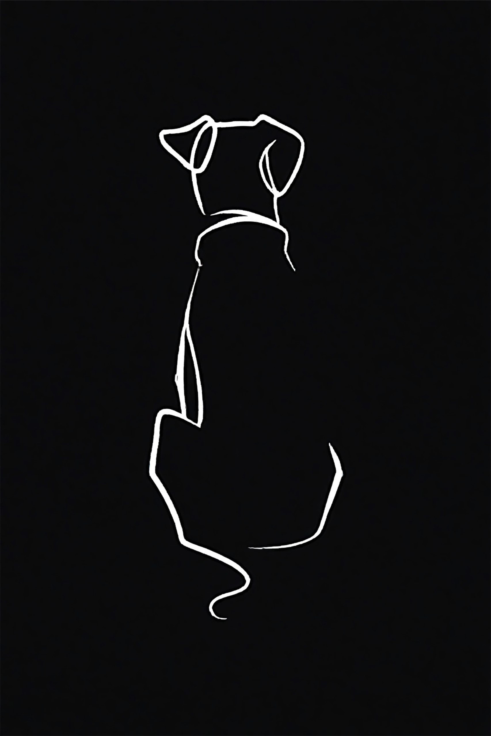 Felix — Silent Watcher, a signed limited-edition print offered in the weekly auction